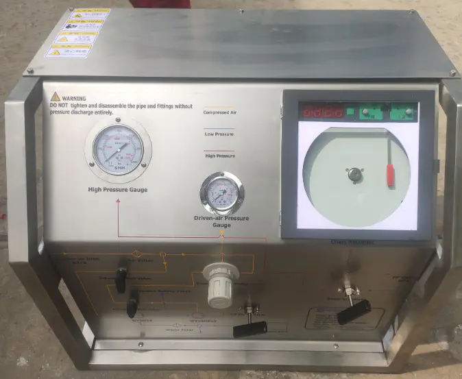 4200bar hydro test pump was delivered On June 6, 2022