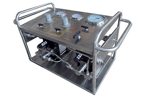 High Flow Test Equipment with Double Pump