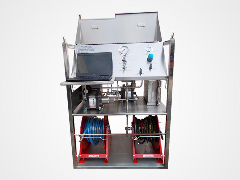 Burst pressure testing equipment