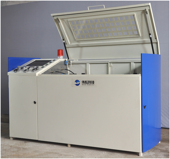 Wingoil High Pressure Hydraulic Burst Testing Cabinet PLC Control Data Recording