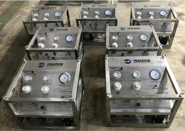 7 Sets of Wingoil Chemical Injection Pump Skids Was Delivered to Thailand