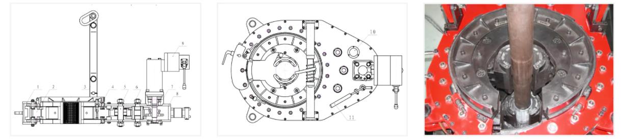 Non-Marking Die Tooth Power Tong Frac Plugs
