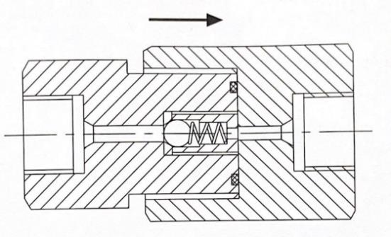 construction of ball check valves