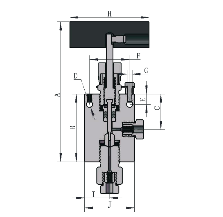 Drawings of Micro Metering Needle Valves