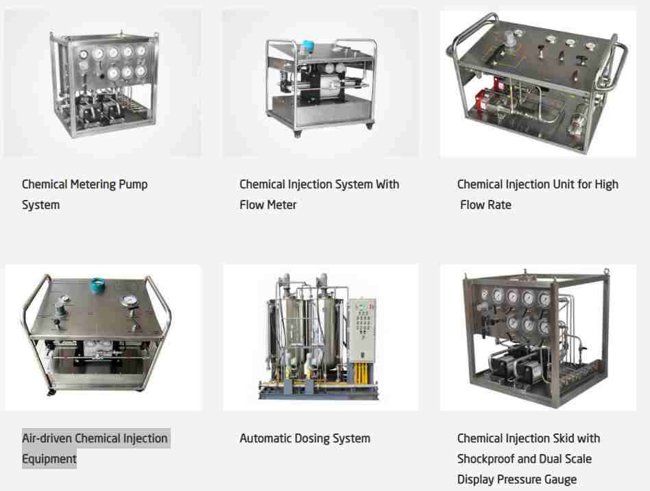 Chemical injection pumps