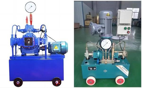 hydrostatic pressure testing pump
