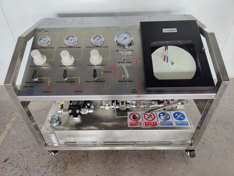 New Portable Hydro Test Pump Unit with Chart Recorder Shipped to Russia