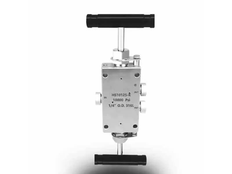 Manual Control Ferrule High Pressure Needle Valve 3