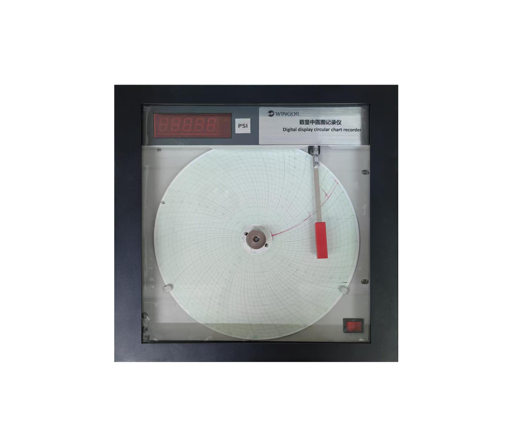 Mechanical Circular Paper Chart Recorder Single pen