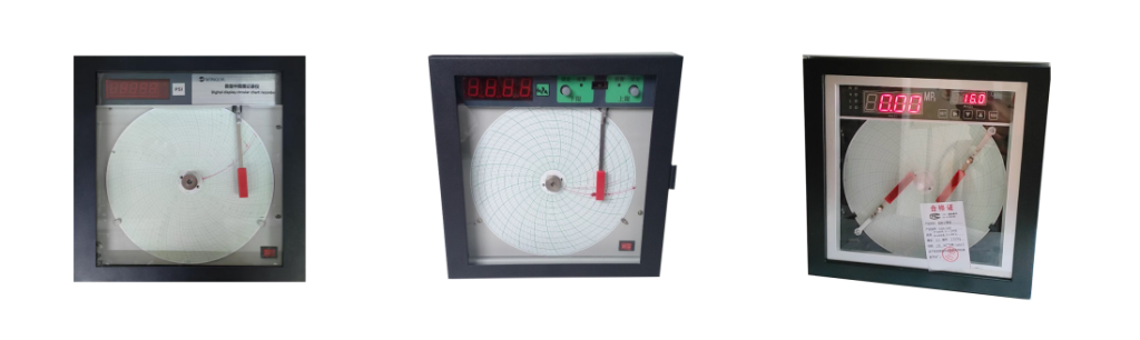 Mechanical Circular Paper Chart Recorder Single pen Dual pen