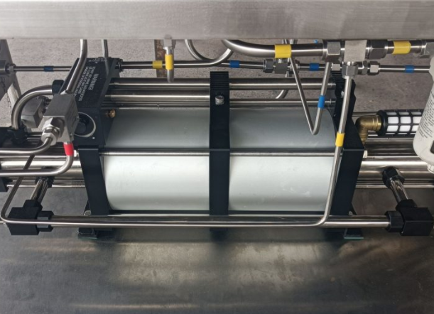 nitrogen booster for industrial pipeline