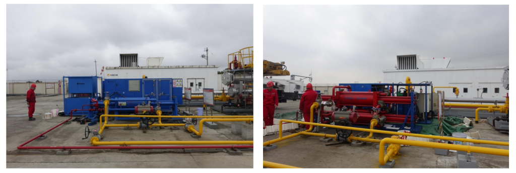 On site Operation 2 of Hydraulic Multiphase Transfer Pump System Wingoil