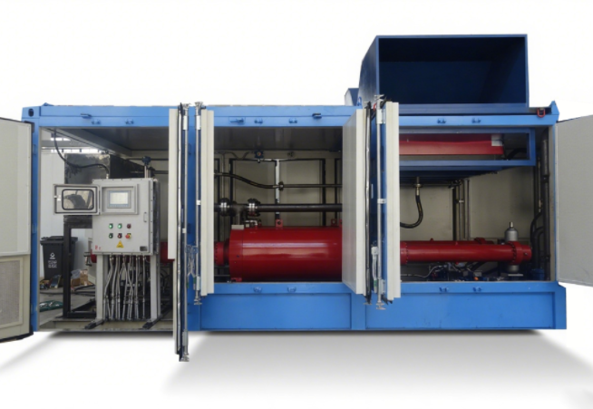 wingoil hydraulic multiphase transfer pump system