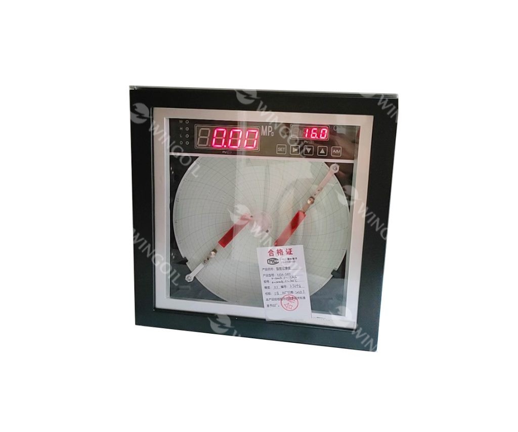 Mechanical Circular Paper Chart Recorder - Dual-pen