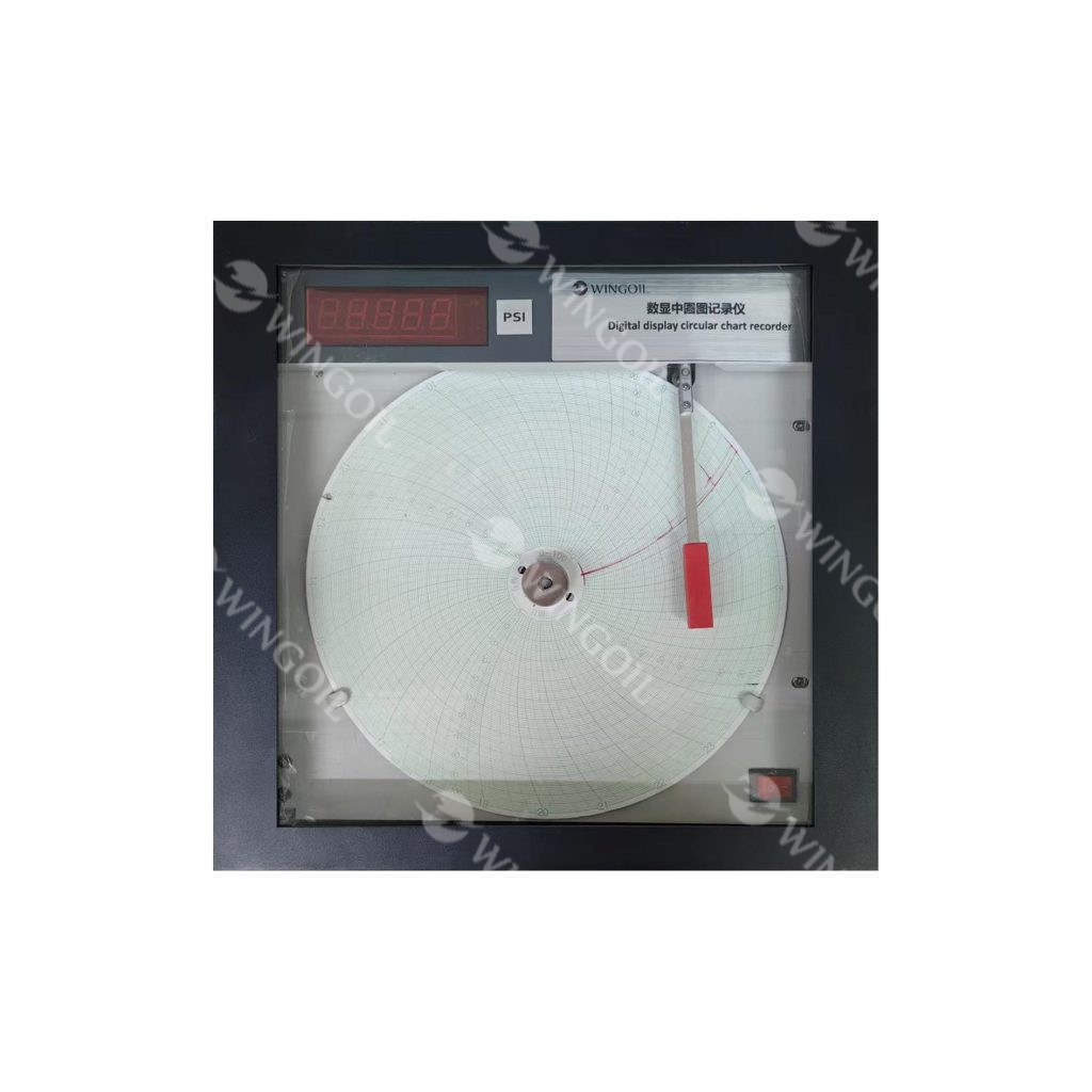 Mechanical Circular Paper Chart Recorder - Single pen