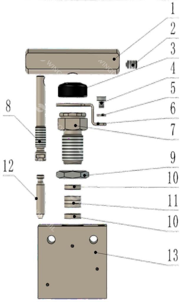 Structure of Hydrogen Shut off Valve