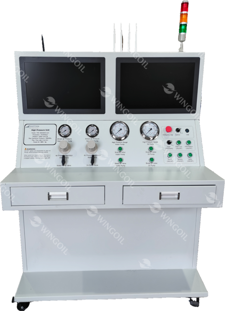 explosion proof pressure testbay box equipment