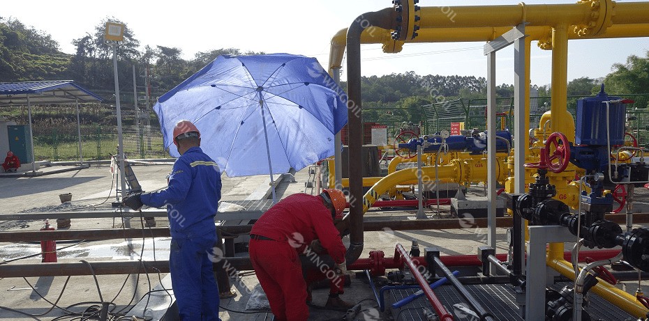 multiphase pump system pipeline prefabrication