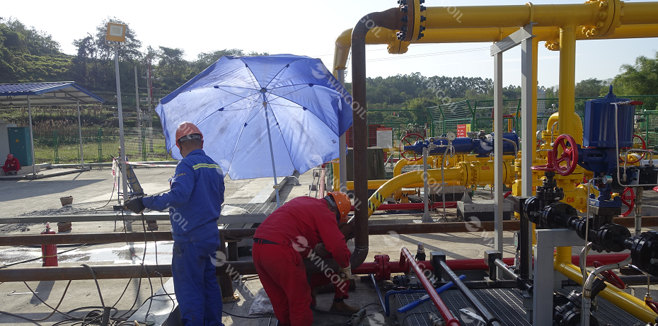 multiphase pump system pipeline prefabrication