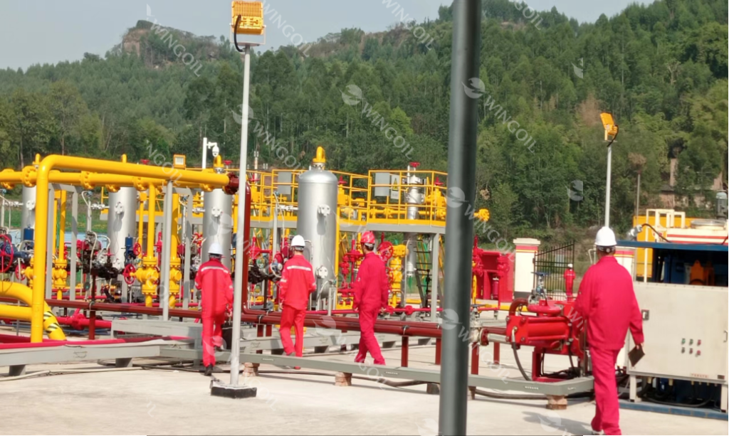 oilfield company conducts of multiphase pump system