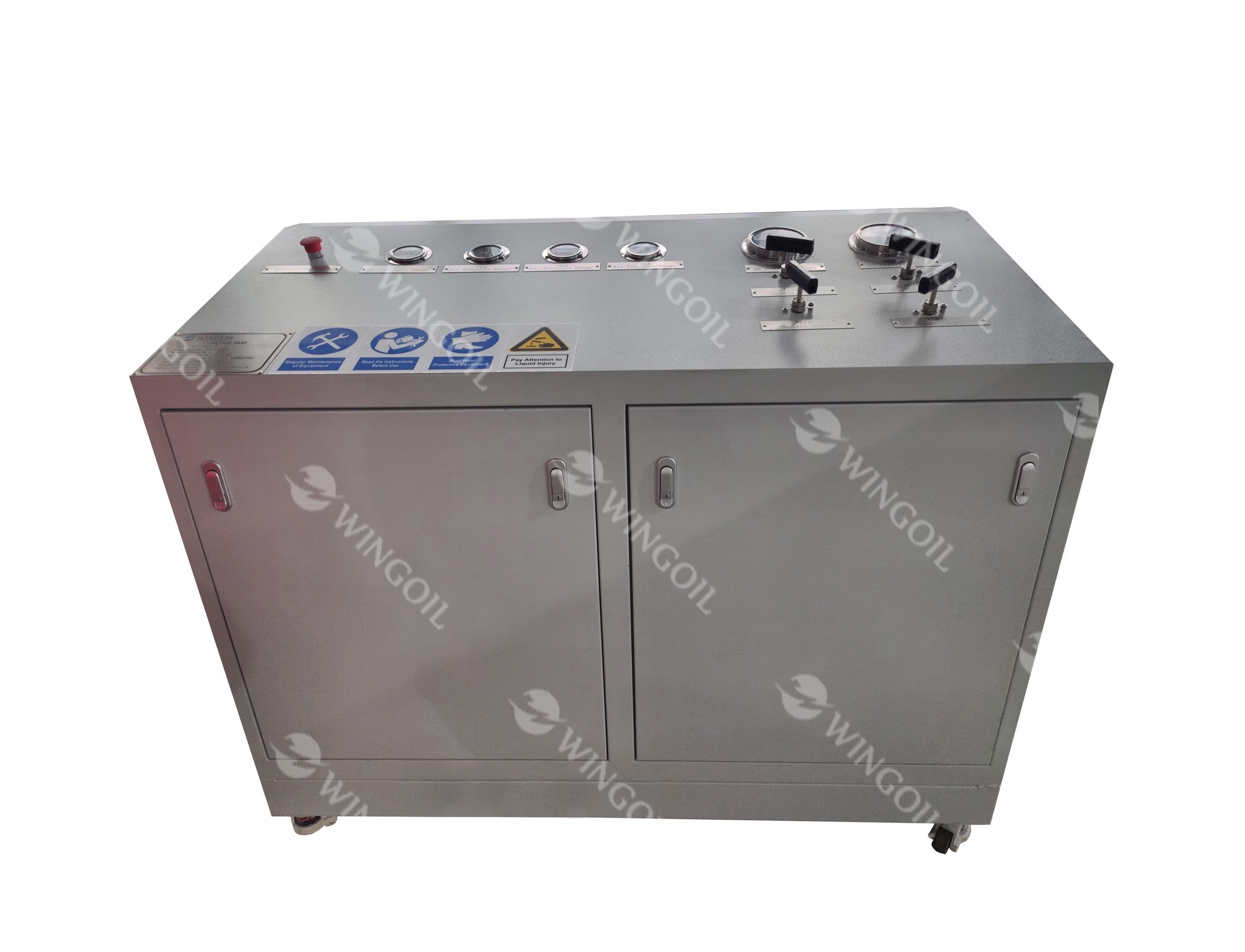 15000psi Dual Pressure Test System - Dual Test Skid