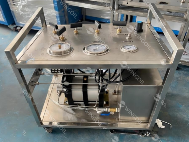 hydrostatic pressure test equipment for pipes