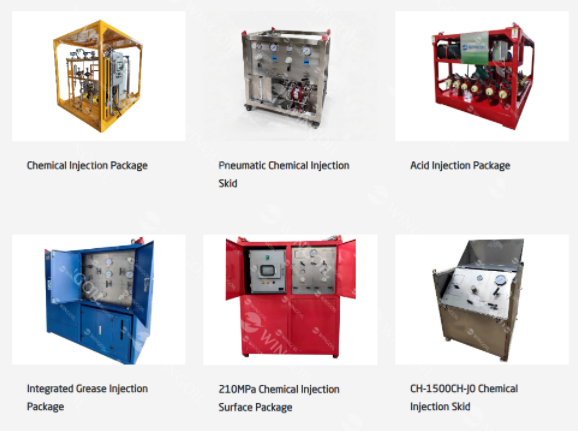 wingoil chemical injection pump manufacturer