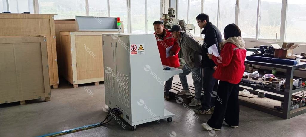 Acceptance of Wingoils Customized High pressure Testing Equipment by an Aviation Shanghai Company 1