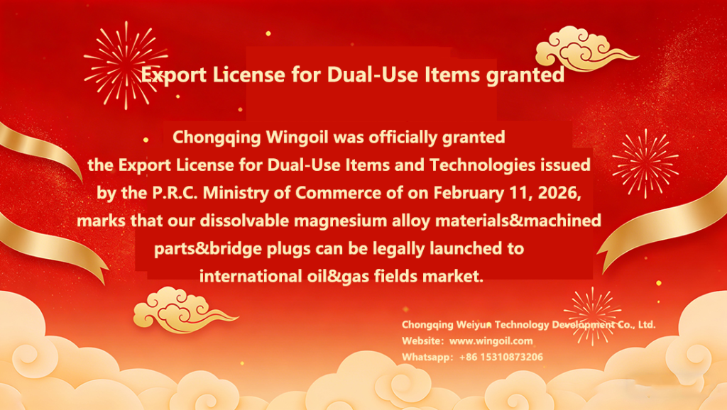Wingoil Has Been Officially Granted the Export License for Dual-use Items and Technologies of PRC