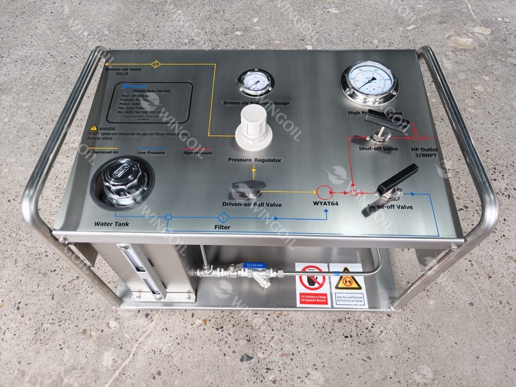 Portable Air-operated Hydro Test Pump