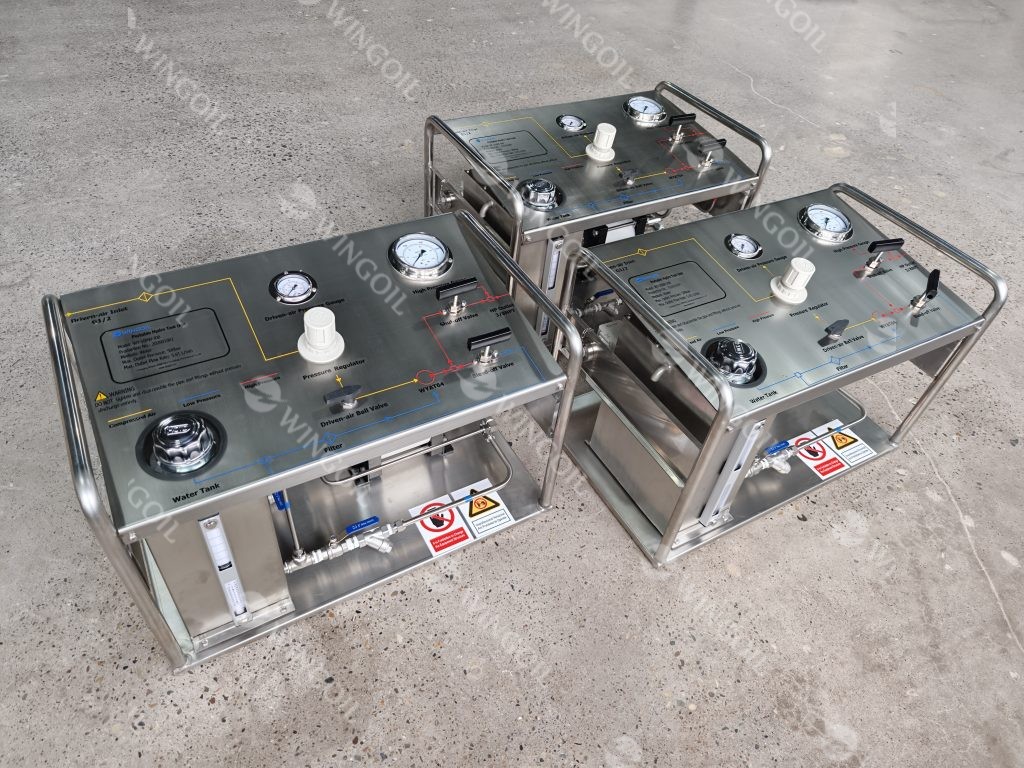 Portable Air-operated Hydro Test Pump - 3 Sets