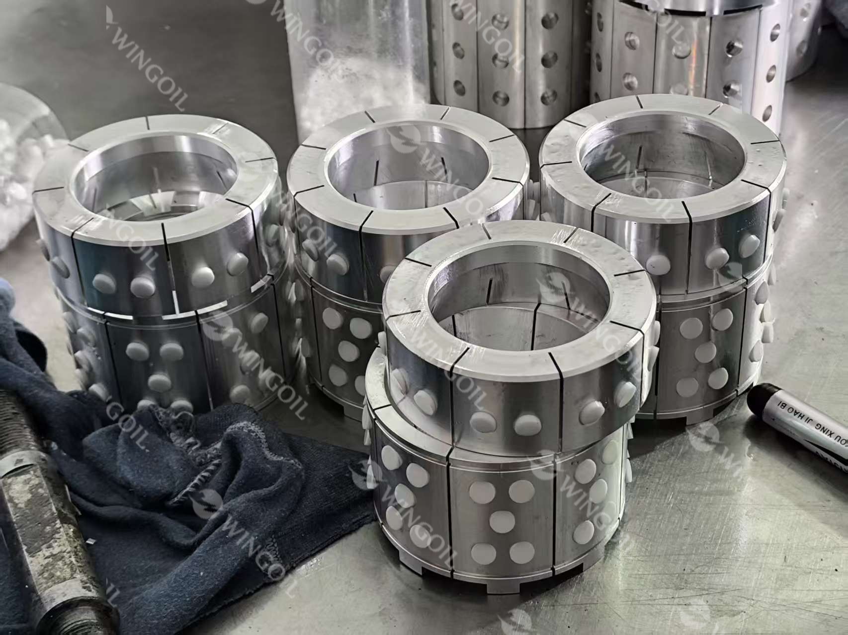 Machined Components from Dissolvable Magnesium Alloy 5