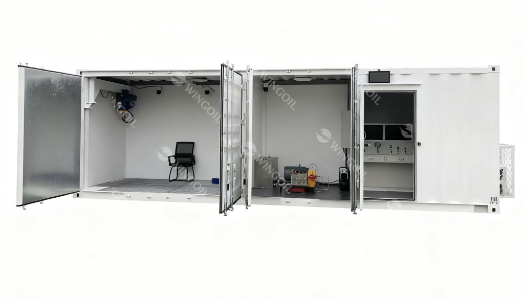 Pressure Test Container - Internal View