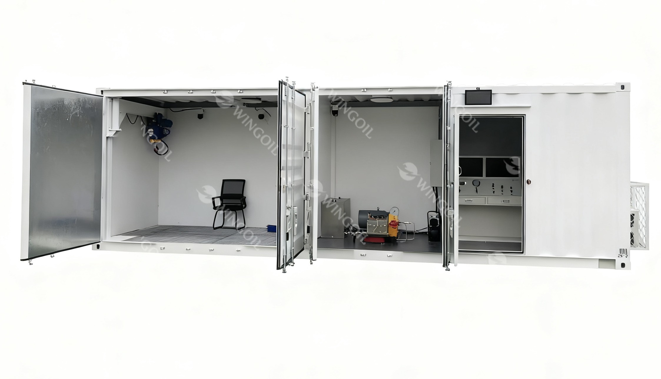 Pressure Test Container - Internal View