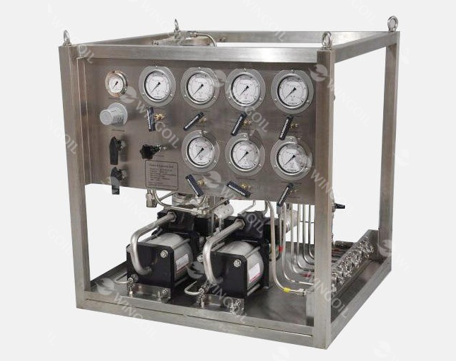 wingoil chemical metering pump system