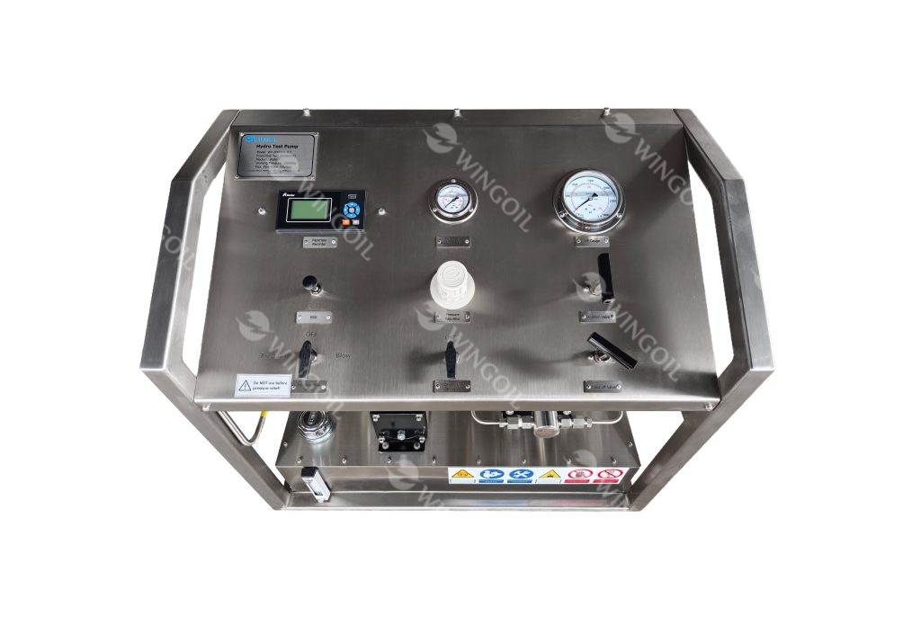 Portable Hydro Test Pump Unit with Built-in Paperless Recorder