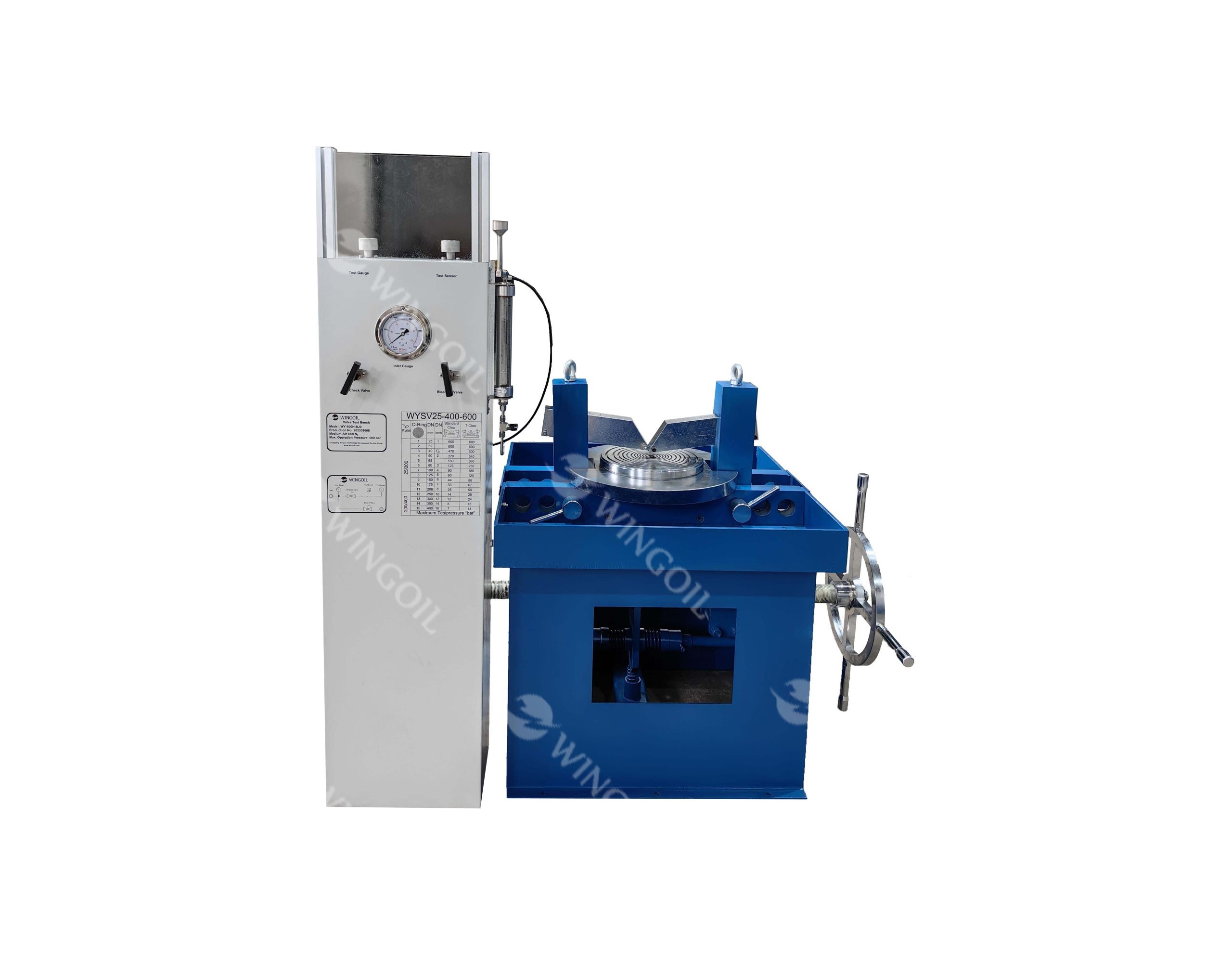 Safety Relief Valve Test Bench - Wingoil