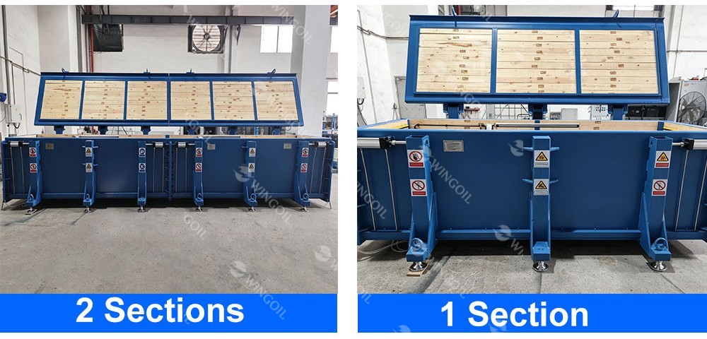 1 Section or 2 Sections of Explosion proof Pressure Testbay Box Wingoil