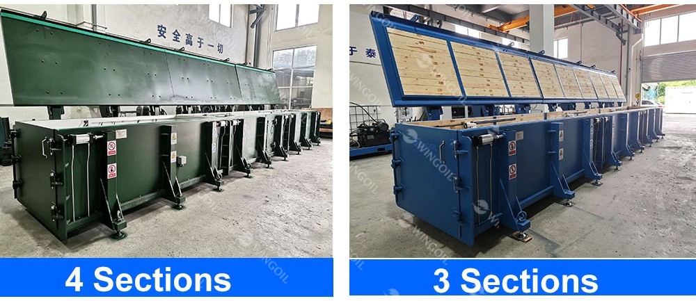 3 Sections or 4 Sections of Explosion proof Pressure Testbay Box Wingoil
