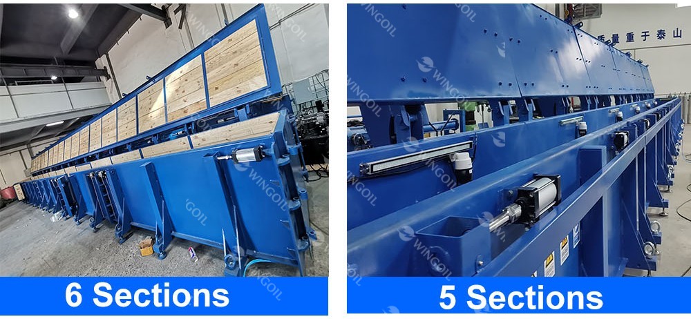 5 Sections or 6 Sections of Explosion proof Pressure Testbay Box Wingoil