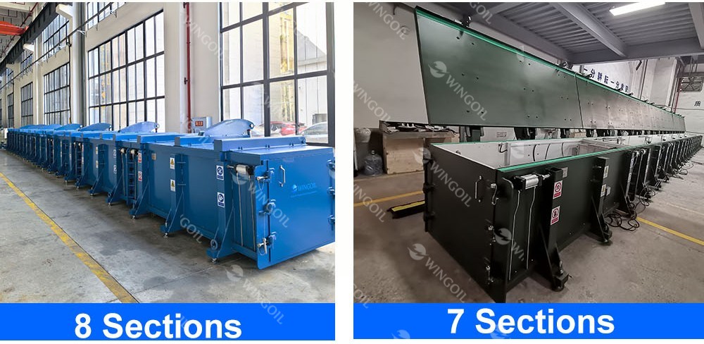7 Sections or 8 Sections of Explosion proof Pressure Testbay Box Wingoil