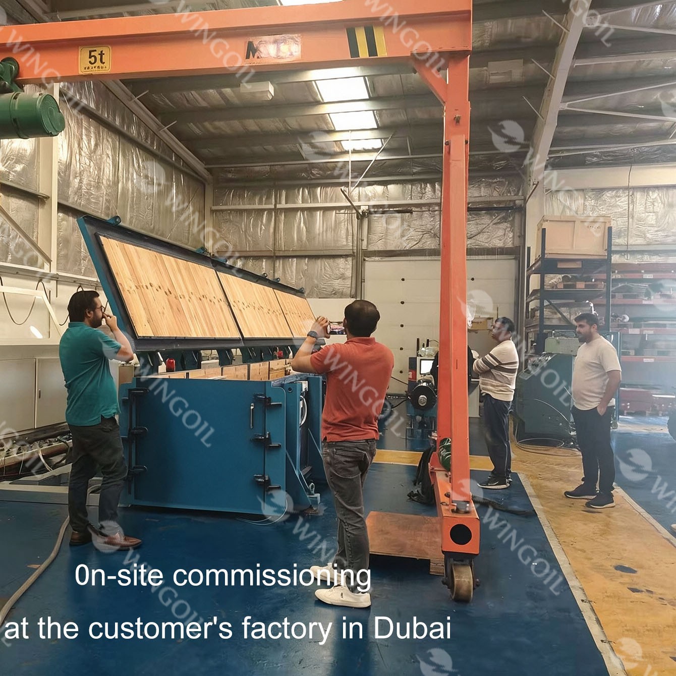 Wingoil's On-site Commissioning of Explosion-proof Pressure Testbay Box in Dubai, UAE