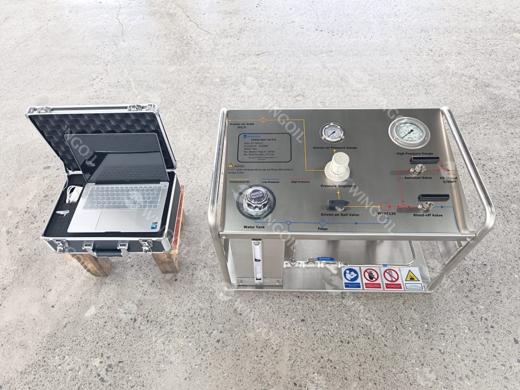 Hydro Test Pump with Real-Time Data Acquisition System Officially Exported to Ecuador