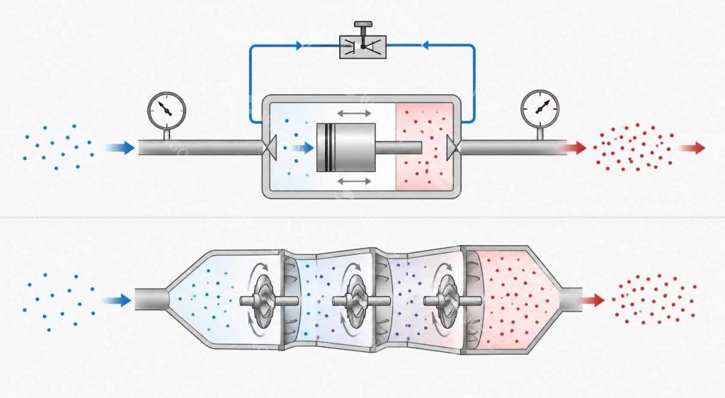 gas booster vs compressor