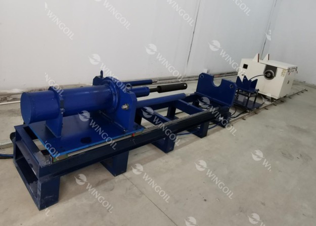 wingoil dissolvable frac plug process evaluation test system